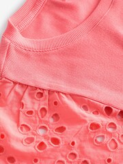 Rosa - Gap Weiches Strick-Top mit Ösen und Flatterärmeln - Bild 5 von 5