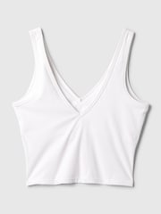 Gap White Built-in-Bra V-Neck Vest - Image 4 of 5