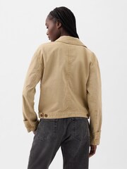 Gap Beige Relaxed Utility Jacket - Image 2 of 4