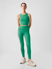 Gap Green High Waisted Power Stretch Full Length Leggings - Image 1 of 2