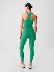 Gap Green High Waisted Power Stretch Full Length Leggings - Image 2 of 2