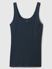 Синий - Майка в рубчик Gap - Image 4 of 4