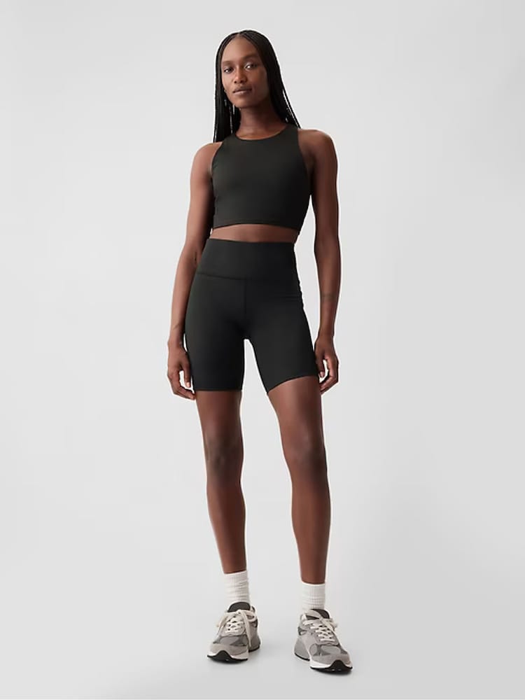Gap Black Power Stretch Cycling Shorts - Image 1 of 5