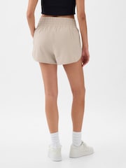 Gap Beige High Waisted Elasticated Running Shorts - Image 2 of 4