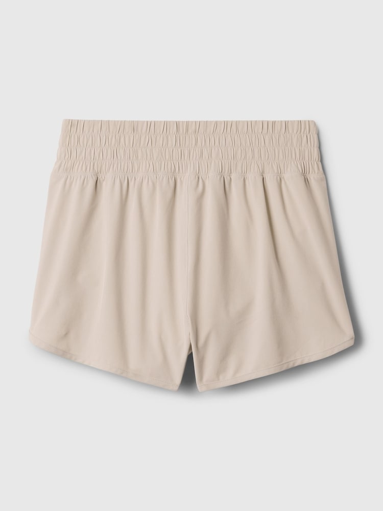 Gap Beige High Waisted Elasticated Running Shorts - Image 4 of 4