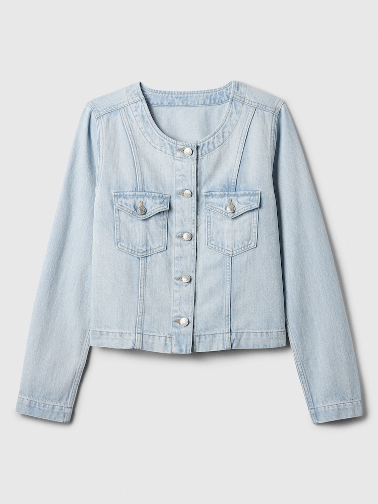 Gap Blue Denim Jacket with Washwell - Image 3 of 3
