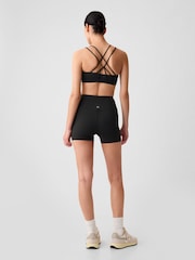 Gap Black Power Medium Impact Racerback Strappy Sports Bra - Image 2 of 5