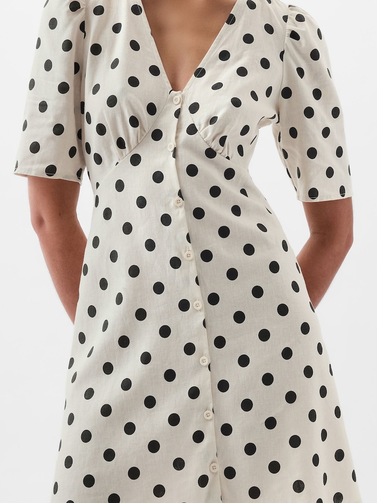 chinese dress ladies Ruffle romance linen wrap dress – Kayame