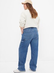 Gap Mid Indigo Blue 90s Loose Mid Rise Carpenter Jeans - Image 5 of 6