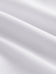 White Regular Fit Trimmed Easy Care Double Cuff Shirt - Image 8 of 8