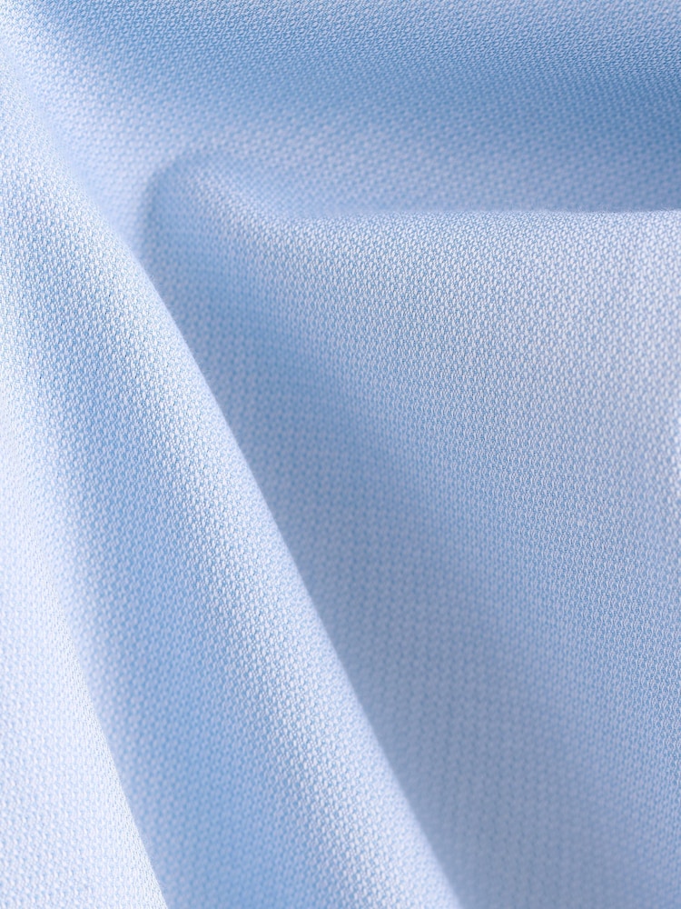Bleu clair - Ajustement régulier - Chemise haut de gamme en coton à deux volets - Image 6 of 7