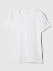 Gap White Cotton Short Sleeve Crew Neck T-Shirt - Image 3 of 4