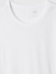 Gap White Cotton Short Sleeve Crew Neck T-Shirt - Image 4 of 4