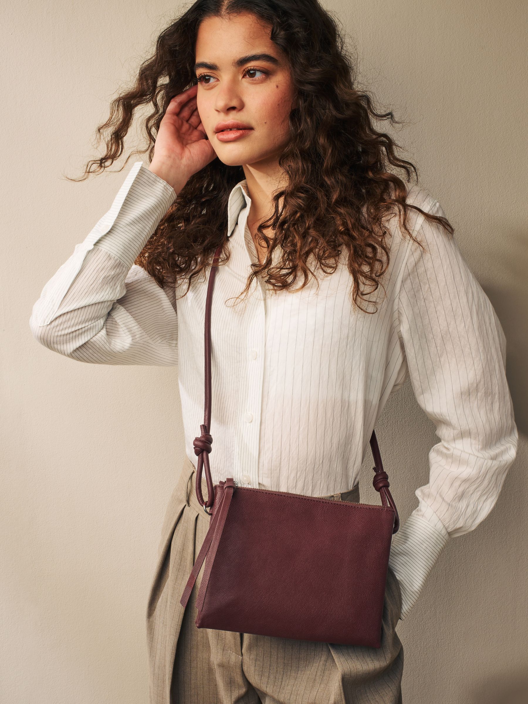 Red leather cross body bag uk new arrivals