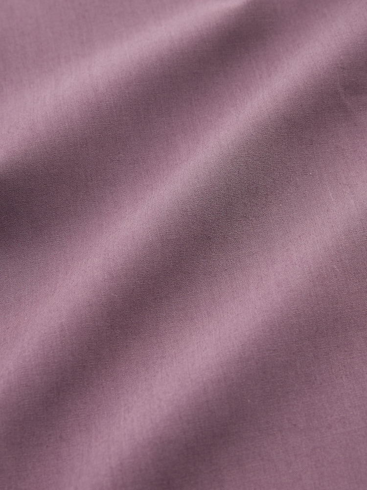 Mauve Pink Regular Fit Easy Care Single Cuff Shirt - Image 8 of 8