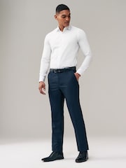 Blanc - Coupe fine - Chemise à poignets simples Easy Care - Image 2 of 8