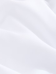 White Slim Fit Trimmed Easy Care Double Cuff Shirt - Image 9 of 9