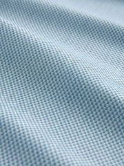 Nordic Blue Regular Fit Trimmed Easy Care Single Cuff Oxford Shirt - Image 8 of 8