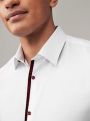 White Easy Iron Royal Oxford Long Sleeve Shirt - Image 5 of 8