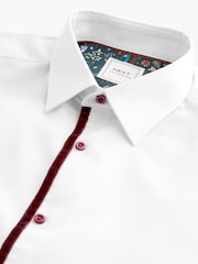 White Easy Iron Royal Oxford Long Sleeve Shirt - Image 7 of 8