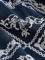 Blue Embroidered Maxi Skirt - Image 7 of 7