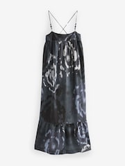 Navy Beaded Maxi Summer Dress - Image 6 of 7