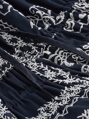 Navy Embroidered Cami Top - Image 6 of 6