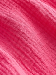 Bright Pink Textured Summer Playsuit - Image 4 of 6