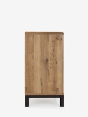 Dark Natural Bronx Oak Effect Compact Sideboard - Image 5 of 10