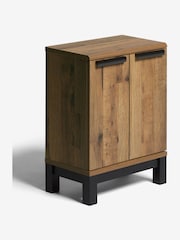 Dark Bronx Oak Effect Side Table - Image 6 of 9