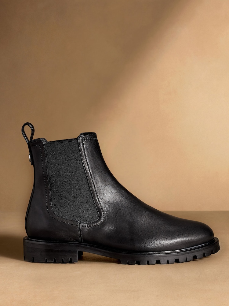 Russell & Bromley Black Hudson Chelsea Boots - Image 2 of 7