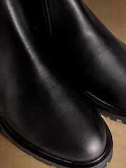 Russell & Bromley Black Hudson Chelsea Boots - Image 4 of 7