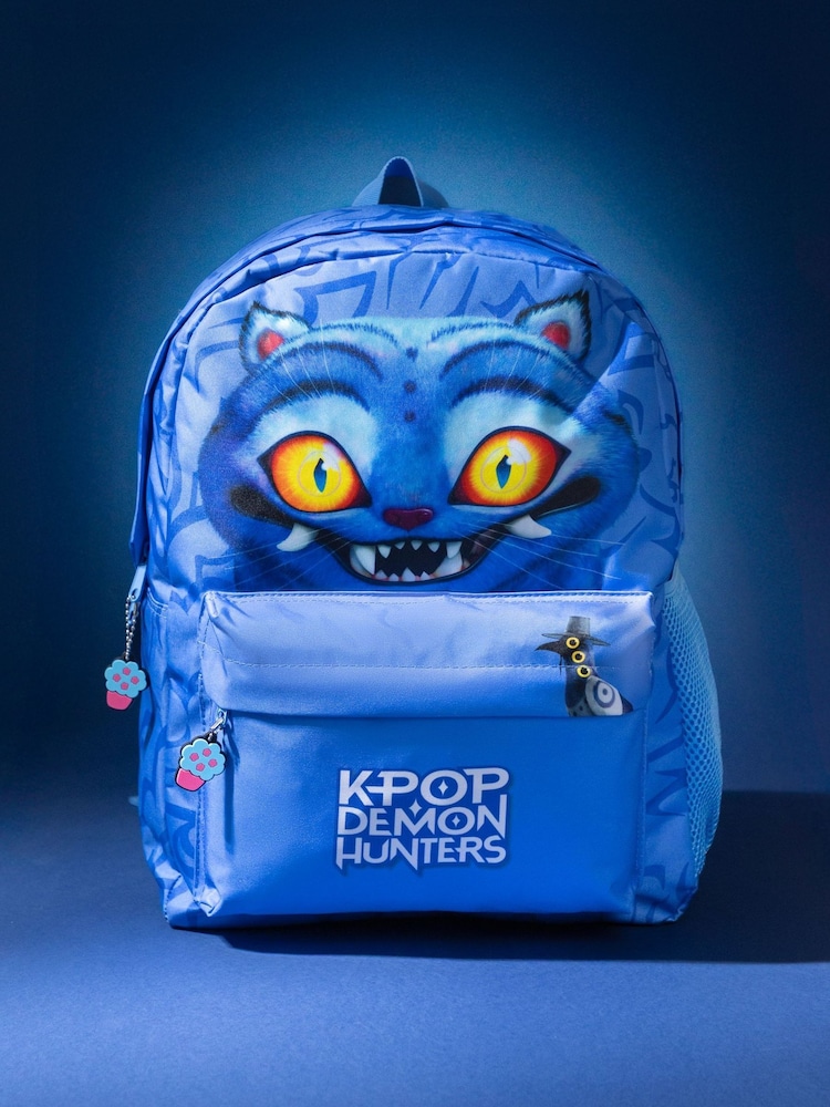 Vanilla Underground Blue KPop Demon Hunters Depy Tiger Backpack - Image 2 of 9 Vanilla Underground Blue KPop Demon Hunters Depy Tiger Backpack - Image 2 of 9
