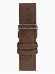 Limit Brown Limit Classic 43mm Mens Round Silver Analogue Watch with Brown Strap - Image 4 of 4