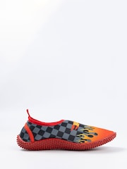 Vanilla Underground Red Hot Wheels Aqua Shoes - Image 2 of 6
