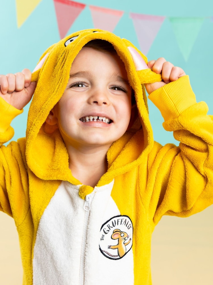Vanilla Underground Yellow Gruffalo & Friends Mouse Onesie - Image 9 of 9