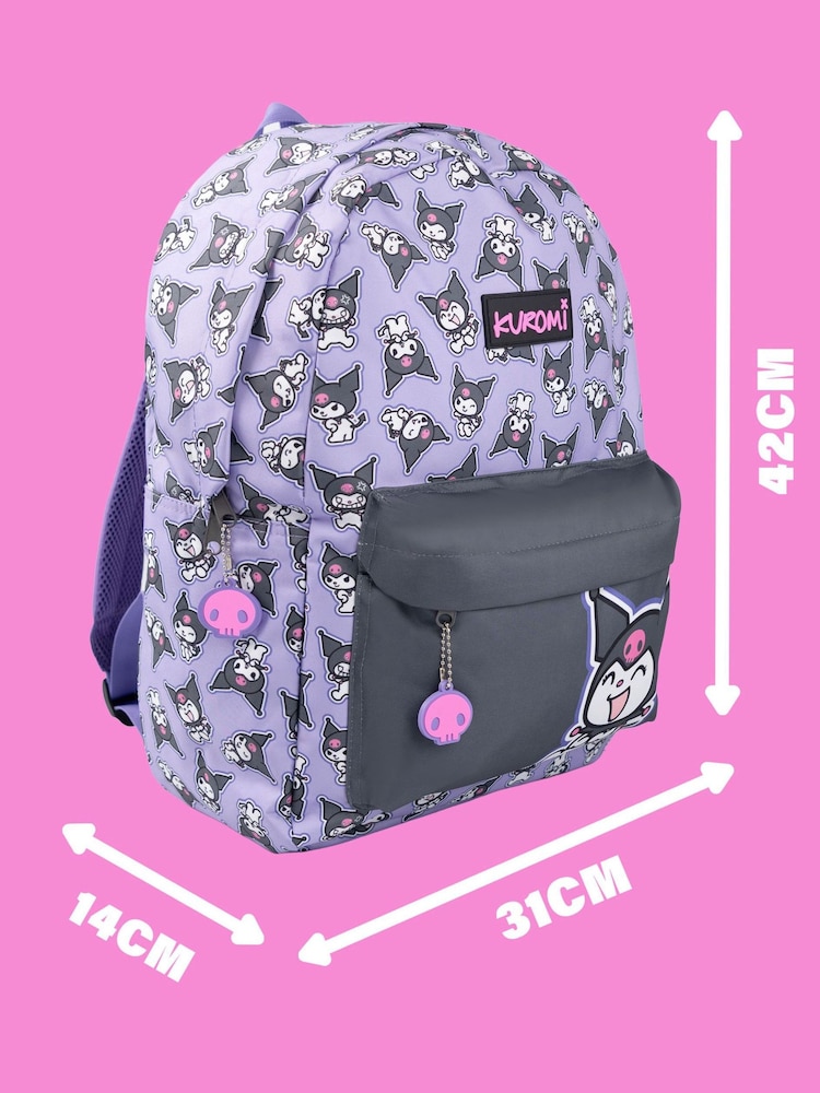 Girls Vanilla Underground Purple Hello Kitty & Friends Kuromi Backpack One Girls Vanilla Underground Purple Hello Kitty & Friends Kuromi Backpack One