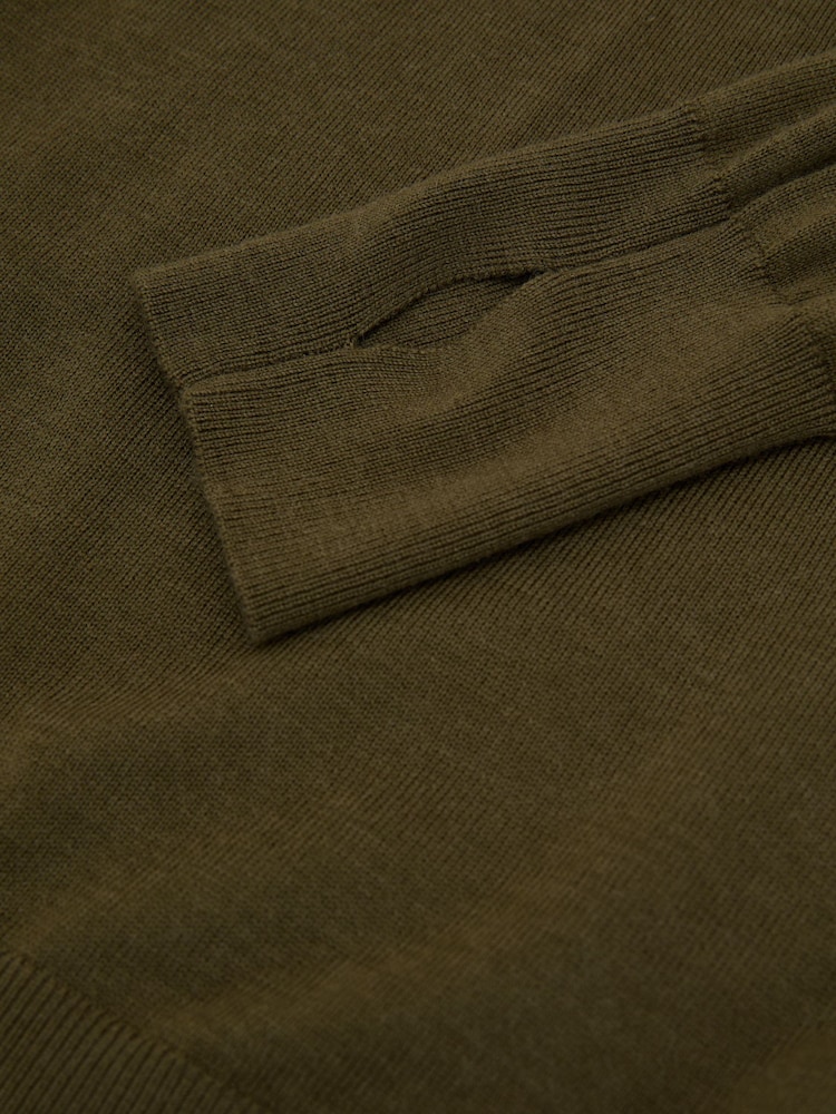 Reiss Green Edina Merino Wool Roll-Neck Jumper - Image 6 of 6 Reiss Green Edina Merino Wool Roll-Neck Jumper - Image 6 of 6
