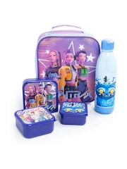 Vanilla Underground Purple KPop Demon Hunters Huntrix Lunch Bag Bottle And Three Snack Pot - Image 1 of 6