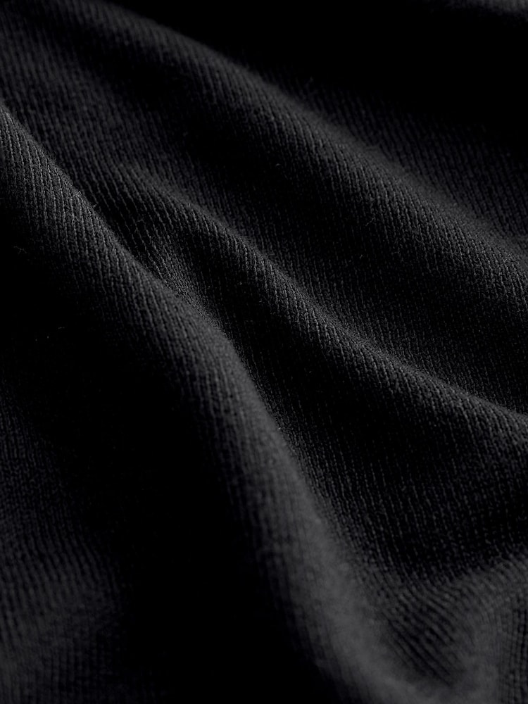 Black Crew Neck Long Sleeve Jumper - Image 5 of 5