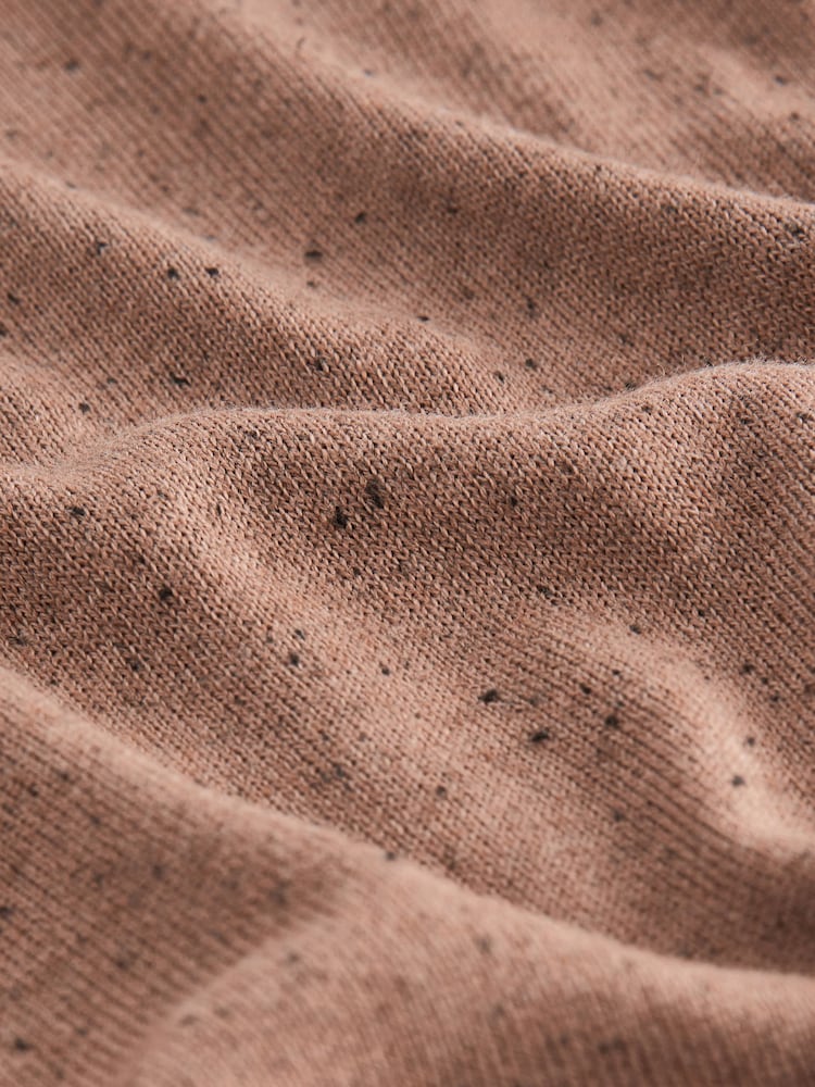 Camel Brown Crew Neck Long Sleeve Jumper - Image 6 of 6