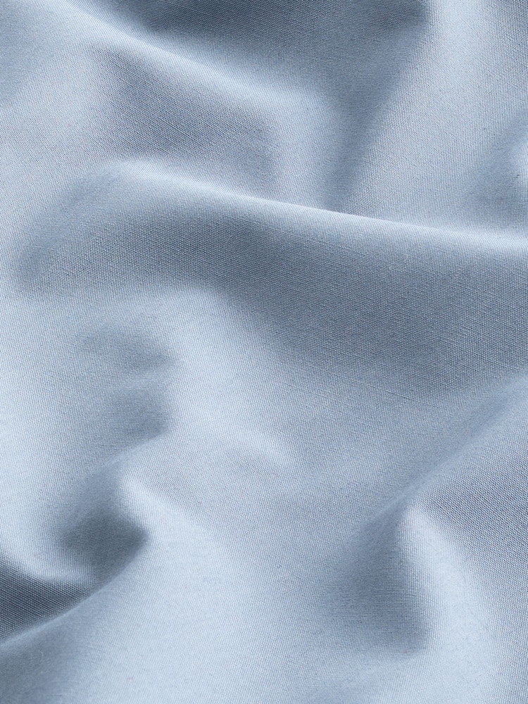 Steel Blue Regular Fit Easy Care Single Cuff Shirt - Image 7 of 7