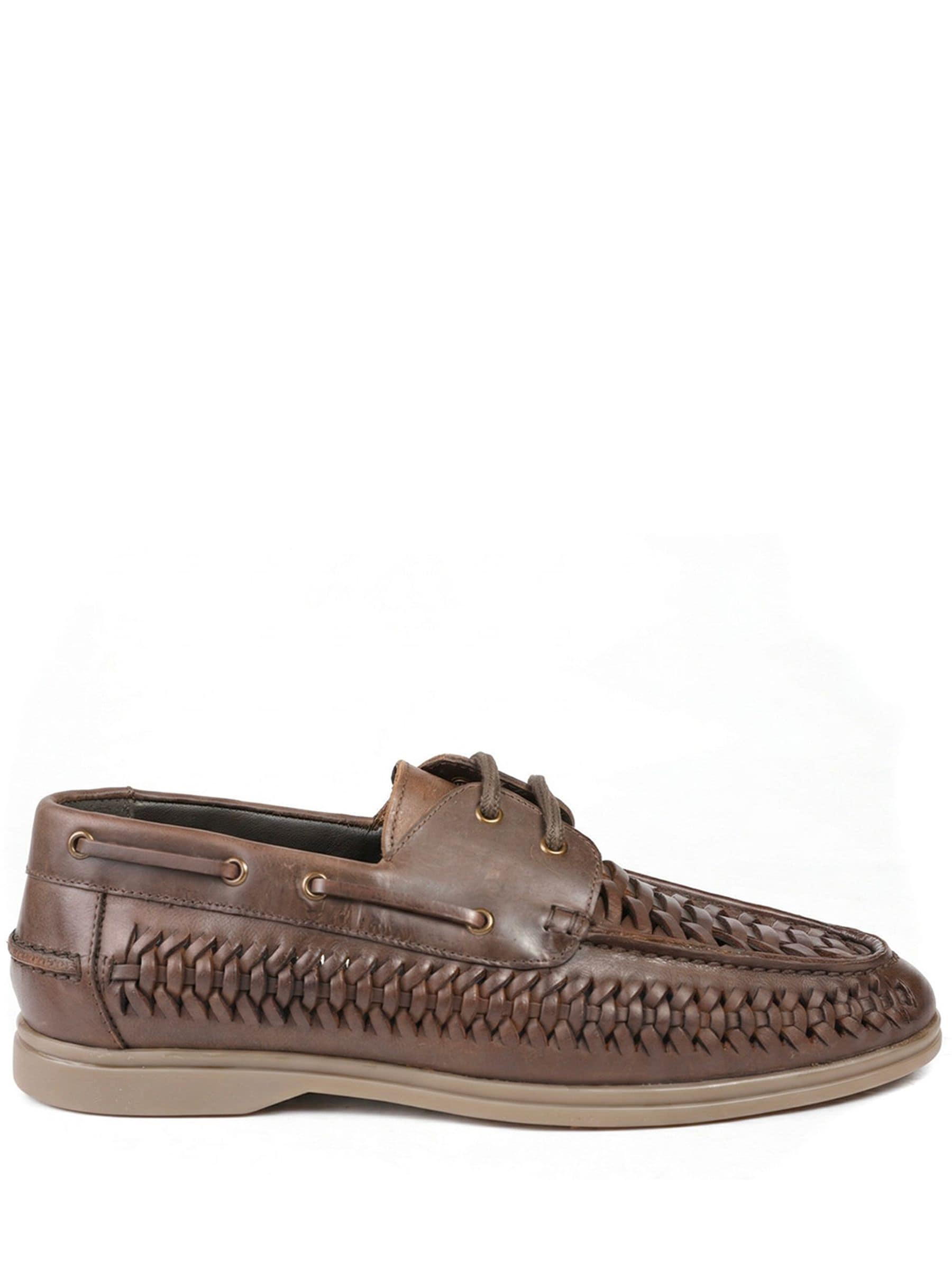 ブラウン レザー モカシン Next：日本 ブラウン - Jones Bootmaker Percey レザー モカシン