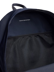 Azul - Tommy Hilfiger Kids' Essential Signature Colour-Blocked Pocket Backpack - Imagen 3 de 4