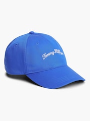 Tommy Hilfiger Blue Kids' Logo Embroidery Five-Panel Baseball Cap - Image 4 of 5