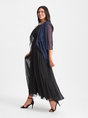 Scarlett & Jo Blue Waterfall Layered Shrug - Image 3 of 4