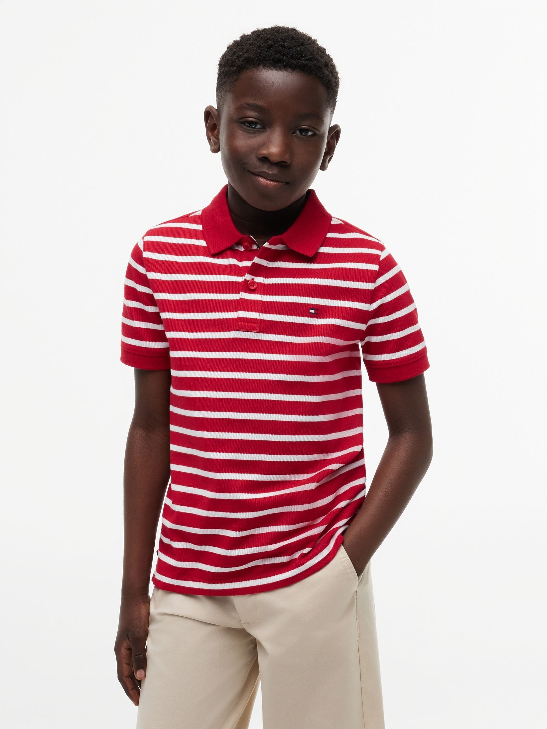Tommy Hilfiger Boy's Flag Polo Ss Kb0kb09103 Polos (Pack of 1) - Image 5