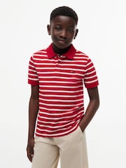 Tommy Hilfiger Red Essential Regular Fit Signature Polo Shirt - Image 1 of 5