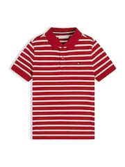 Tommy Hilfiger Red Essential Regular Fit Signature Polo Shirt - Image 5 of 5