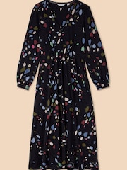 White Stuff Black Jersey Megan Midi Dress - Image 5 of 7